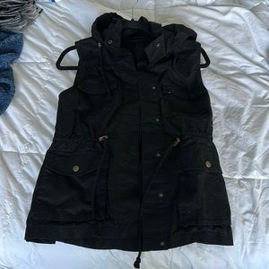 Hooded Cotton Vest